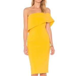 Likely Driggs Dress - golden rod